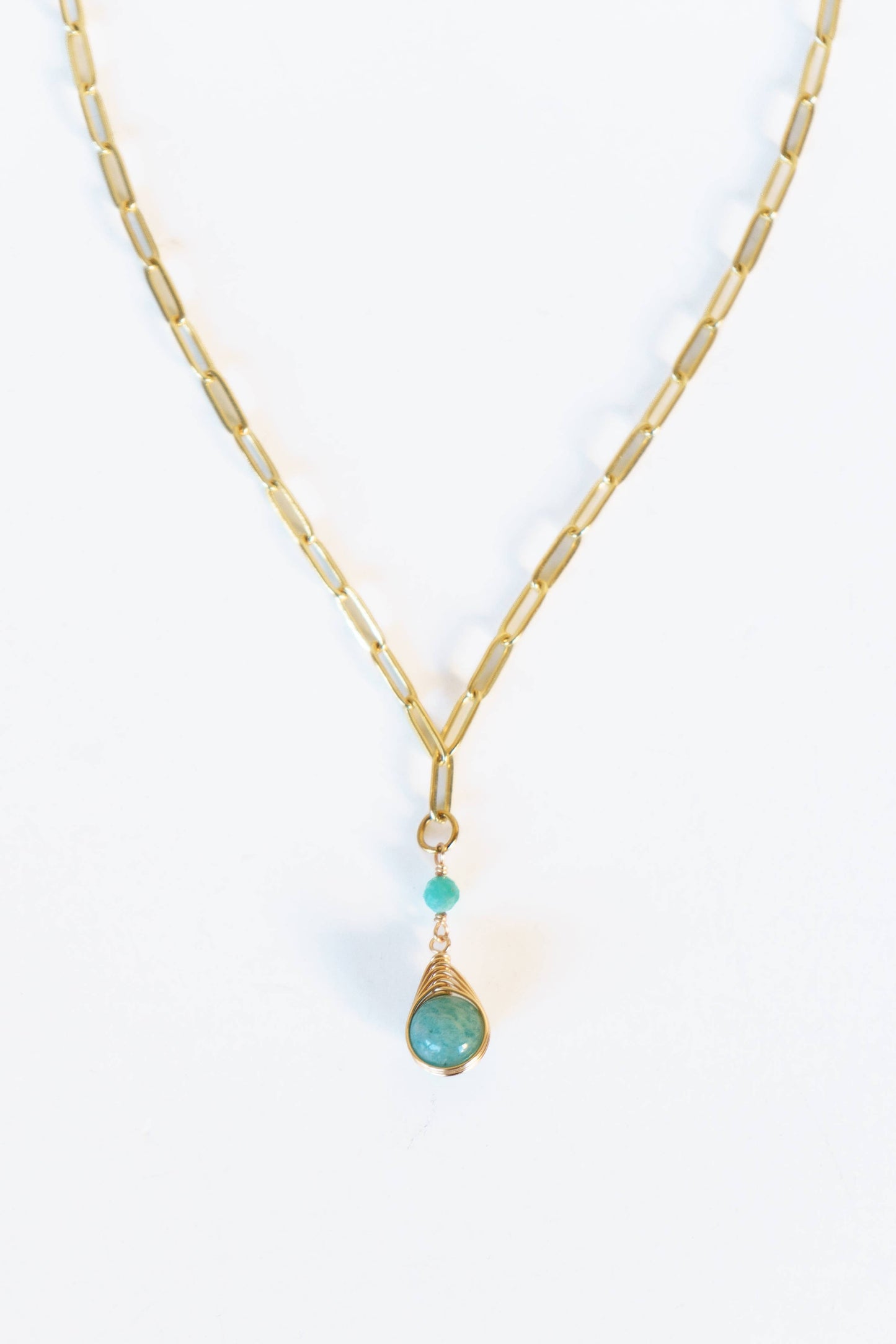 Sea Glass Drop Necklace