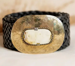 Belt with Large Accent
