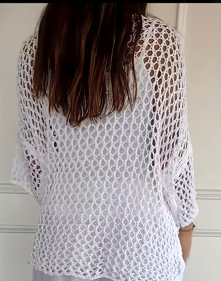 Loose Knit Star Sweater