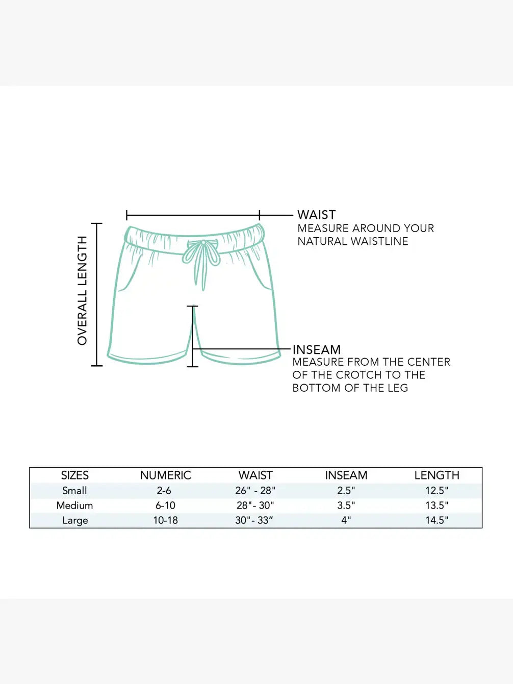 Aqua Cotton Cabana Shorts
