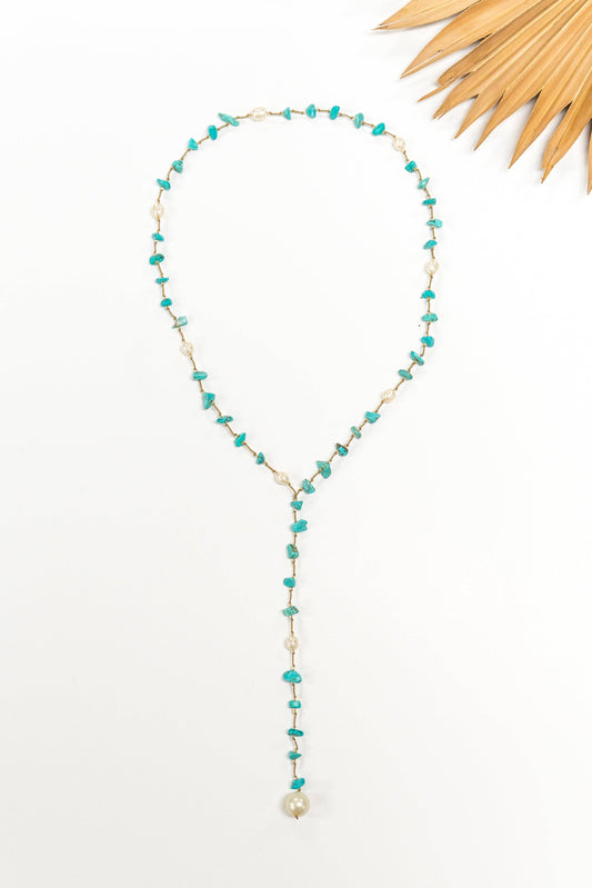 Sedona Stone & Pearl Necklace