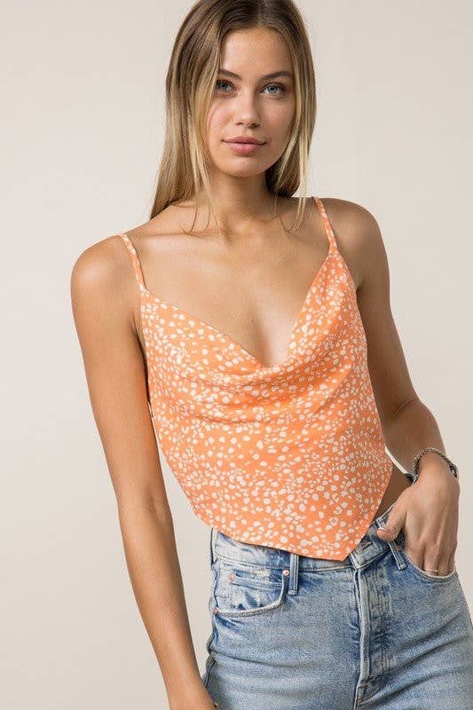 Poca Crop Top Orange