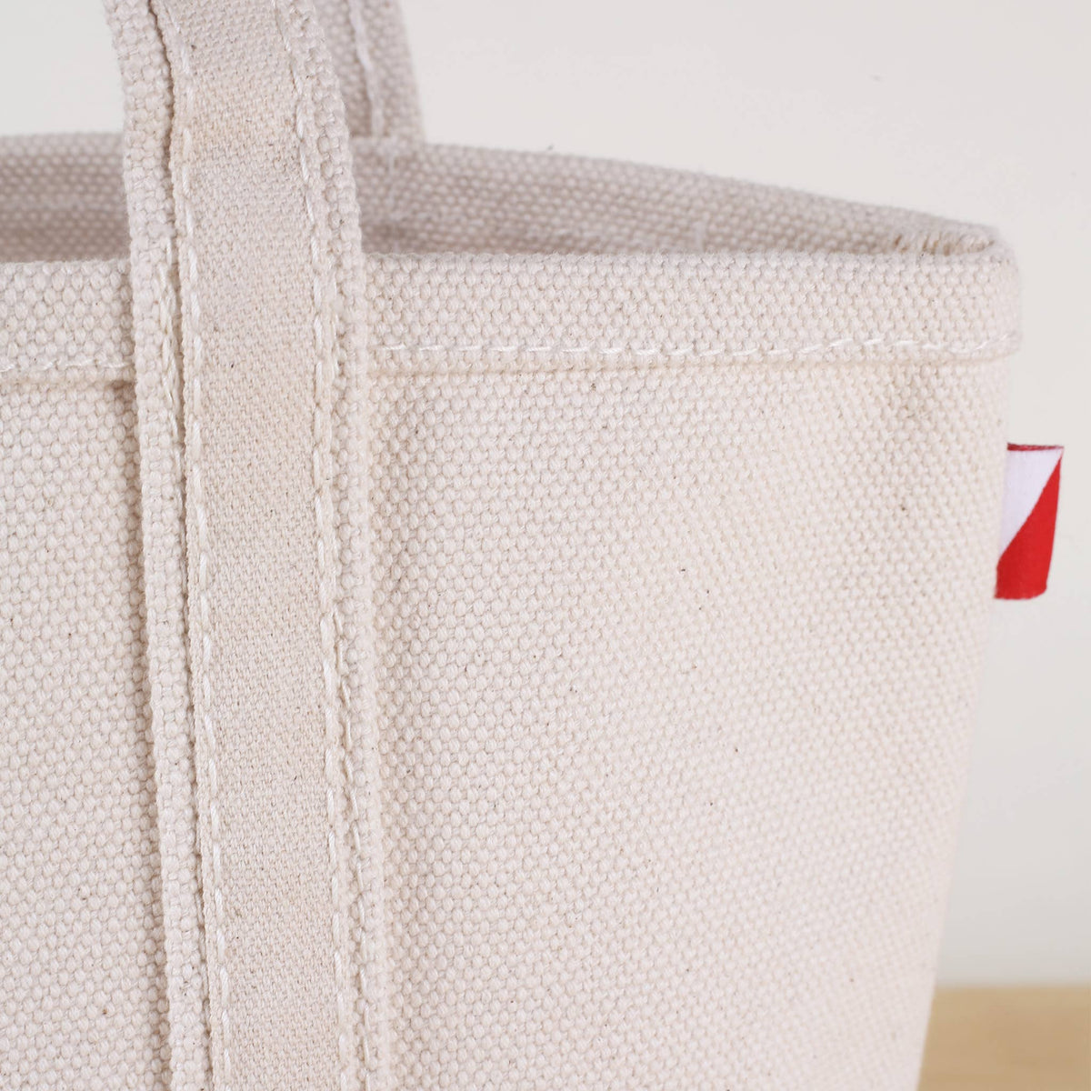 ShoreBags Mini White Canvas Tote