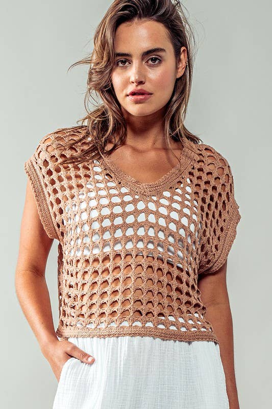 The Renewal Crochet Knit Cover Up