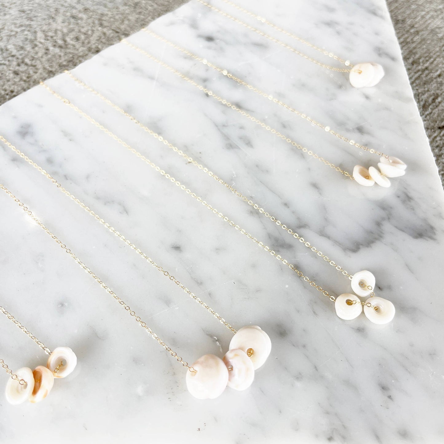 Puka Shell Necklace on 14kt Gold Filled Chain