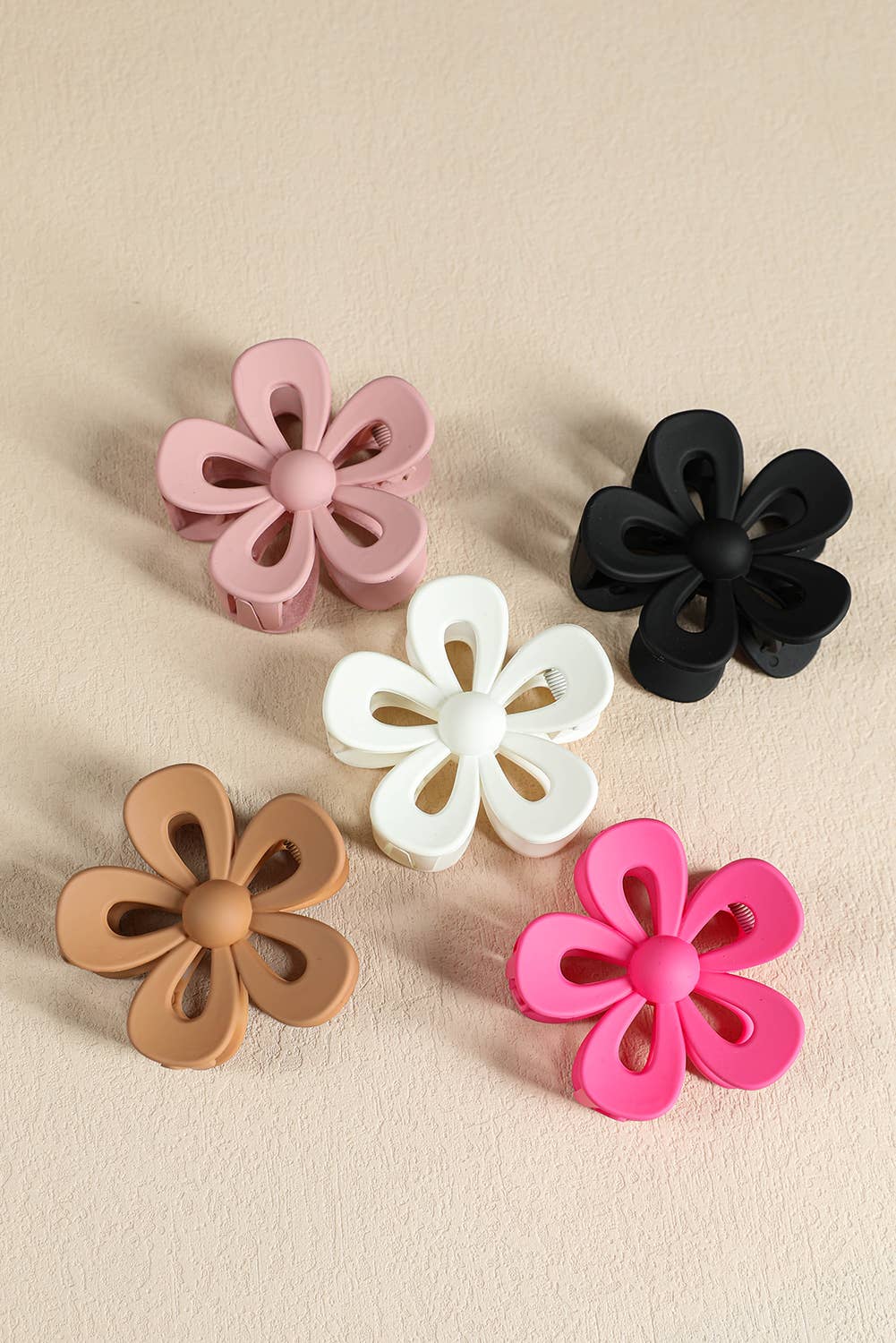 Women Casual Hollowed Flower Shape Claw Clip | One size