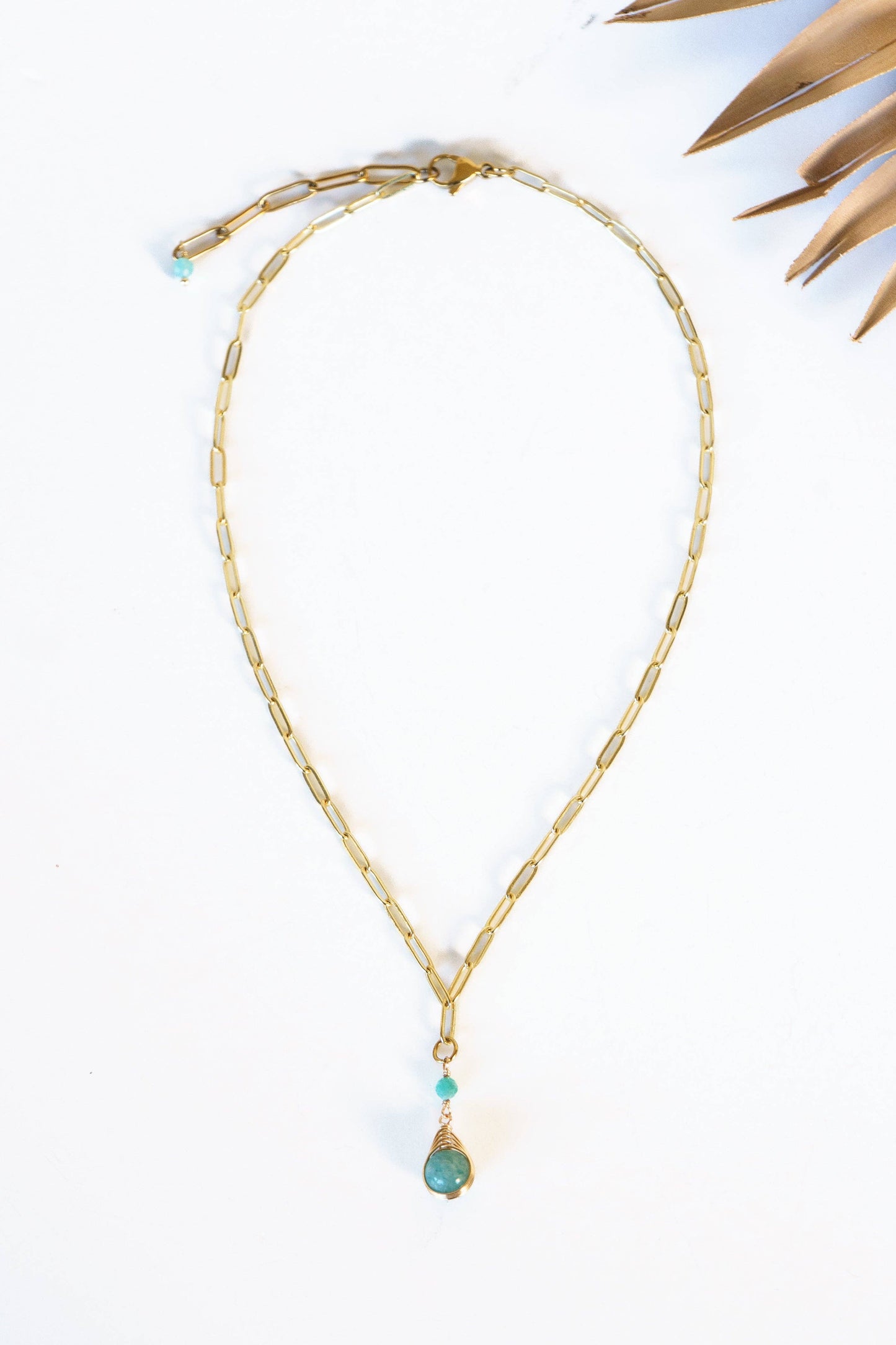 Sea Glass Drop Necklace