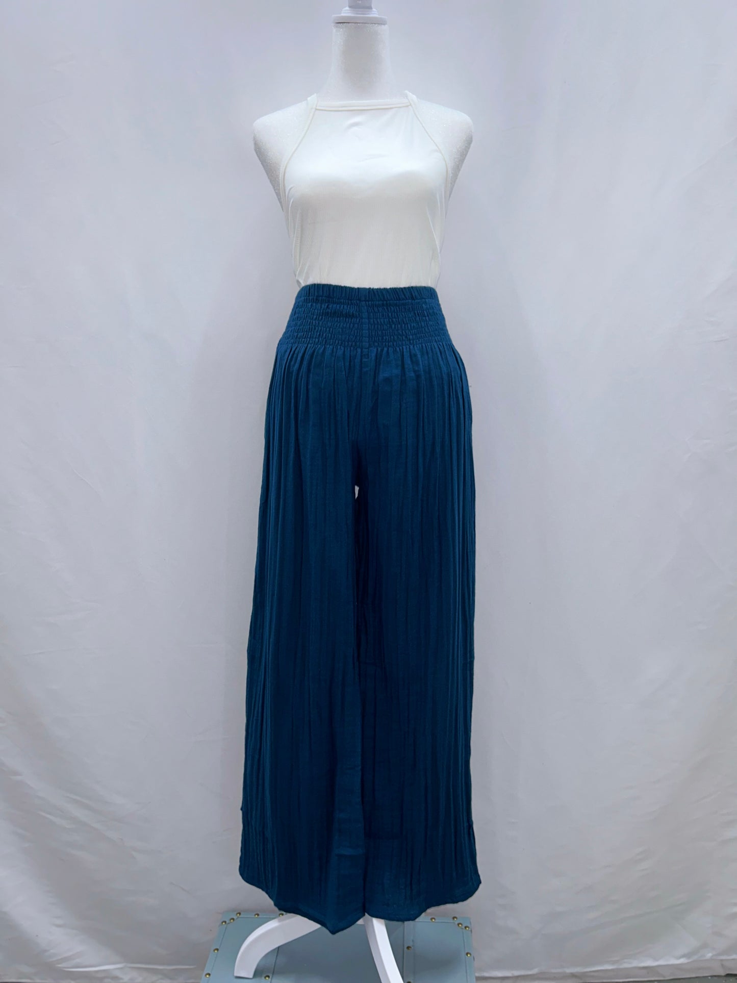 Pacific Wide Leg Cotton Pants (L)