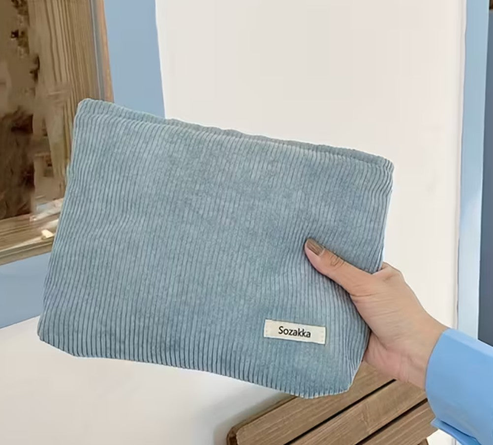 Corduroy Make-up Bag