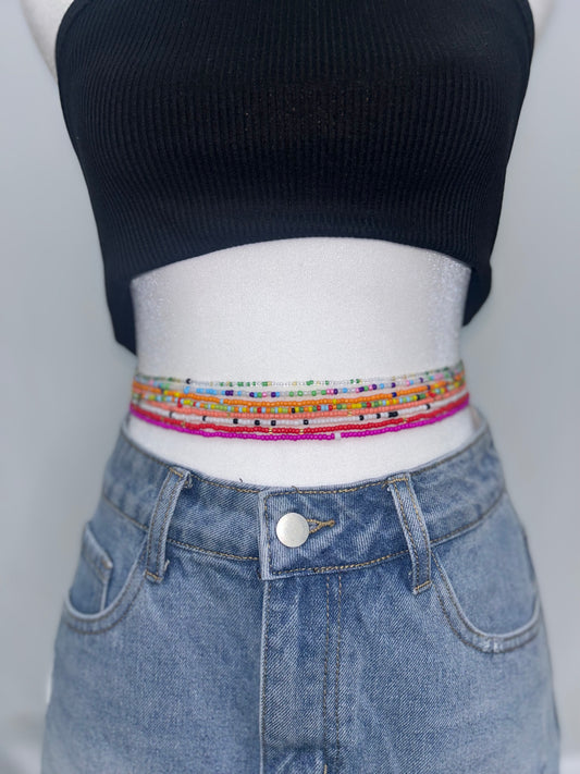 Boho Bead Belly Chain