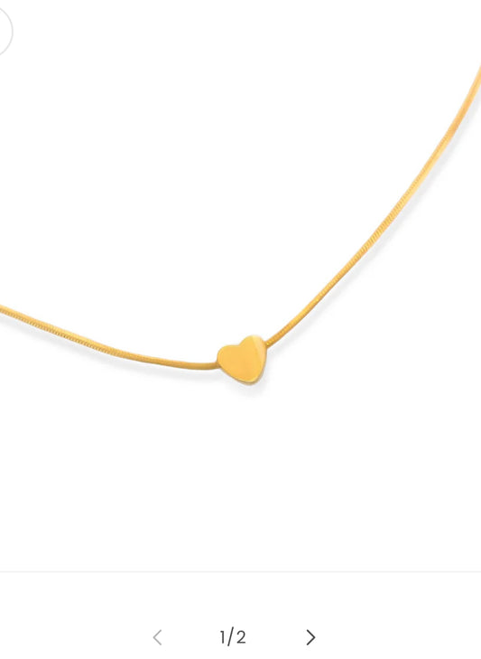 Heart Gold Necklace