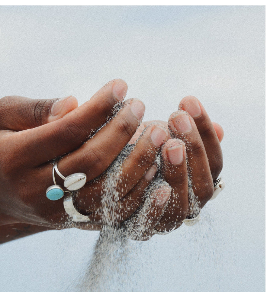 Shell and Turquoise Ring