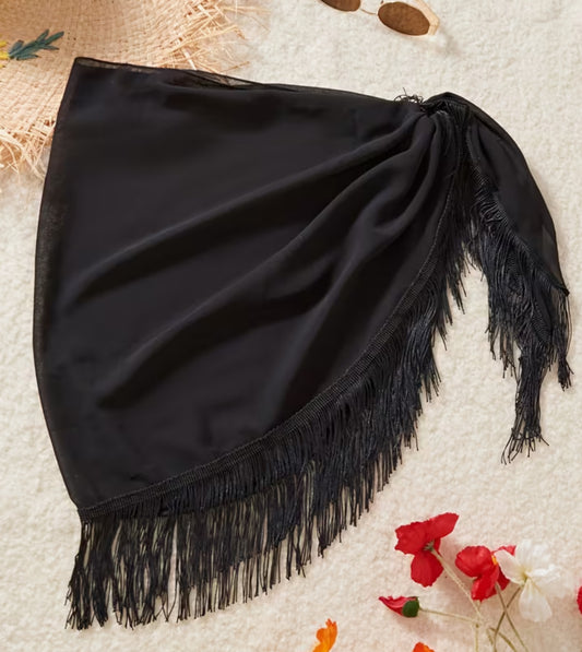 Beach Wrap with Fringe