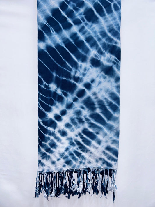 Tie Dye Towel  Navy