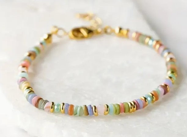 Multicolored Shell Handcrafted Bracelet