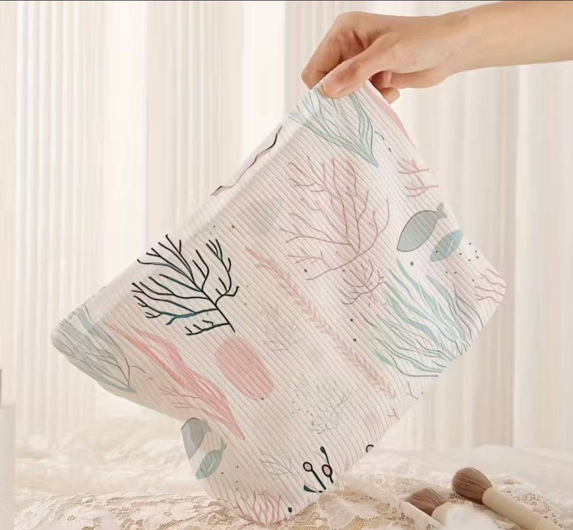 Corduroy Make-up Bag