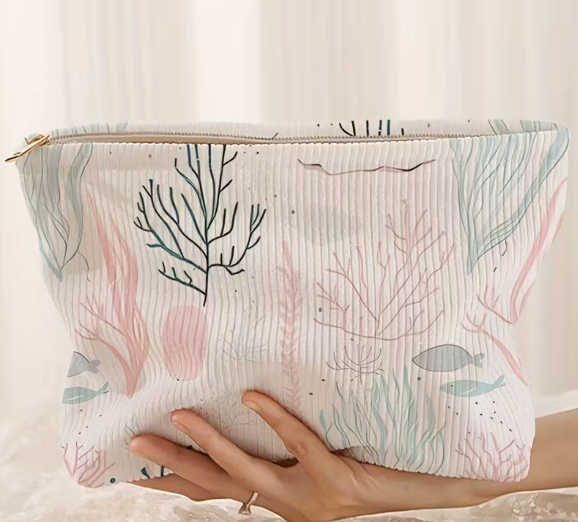 Corduroy Make-up Bag