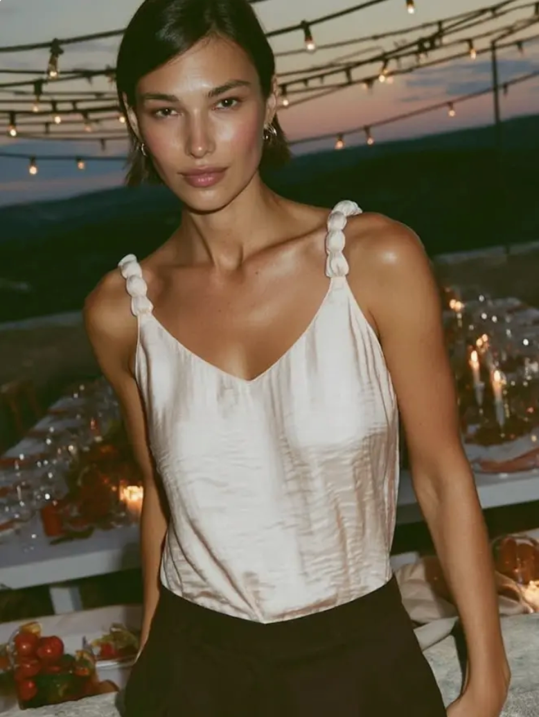 Twisted Strap Tank Top