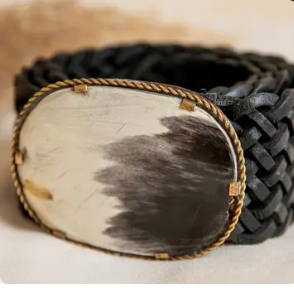 Belt with Large Accent