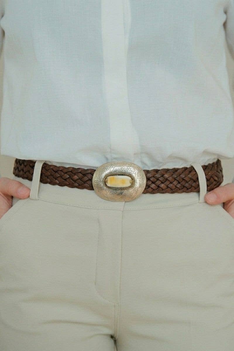 Belt with Large Accent