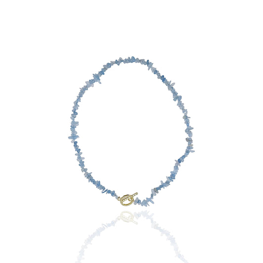 Stone Beaded Toggle Necklace