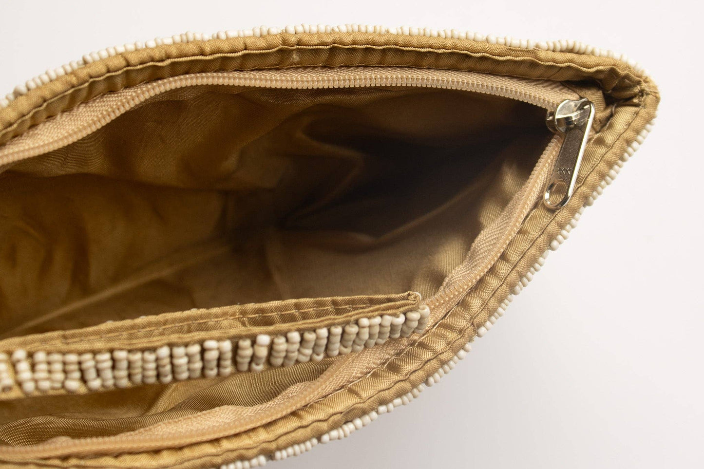 Palm Tree Beaded Clutch